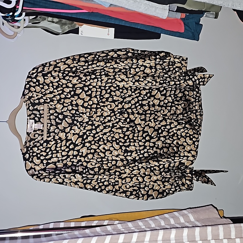 Womens Gorgeous Willow&Root dressy long sleeve top. Sz Large